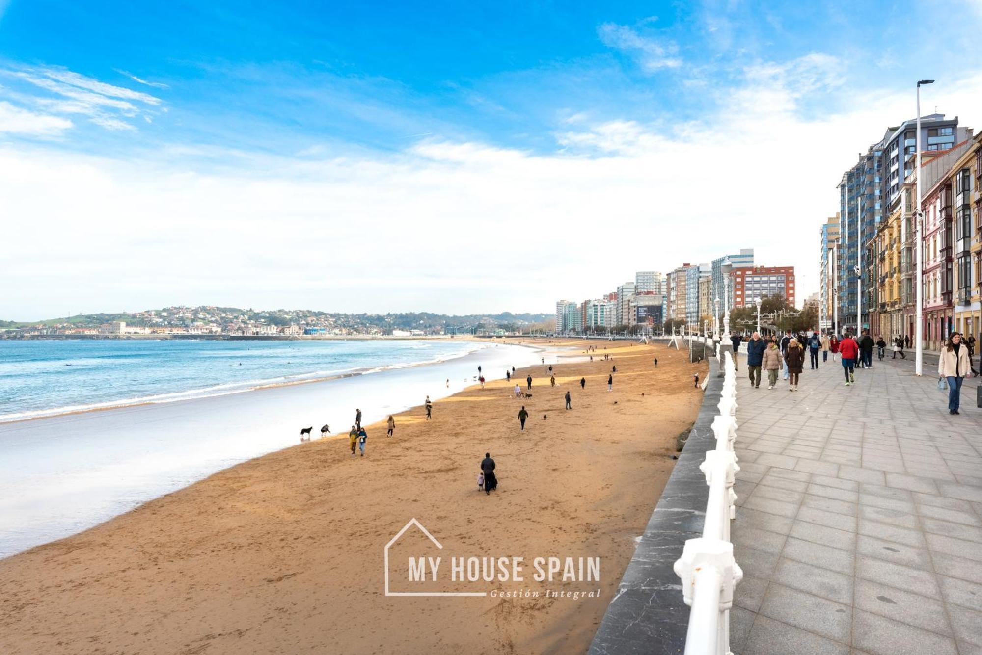 Myhousespain - Radiante Piso Junto A La Playa Gijón Zewnętrze zdjęcie
